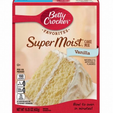 Pack of Betty Crocker SuperMoist Vanilla Cake Mix from Panzer's