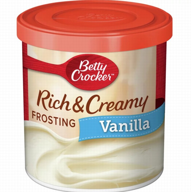 Jar of Betty Crocker Rich & Creamy Frosting Vanilla from Panzer's