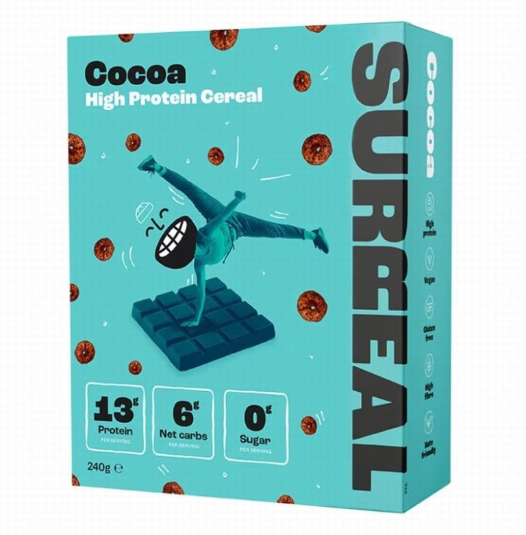 Pack of Surreal Cocoa High Protein Cereals from Panzer's