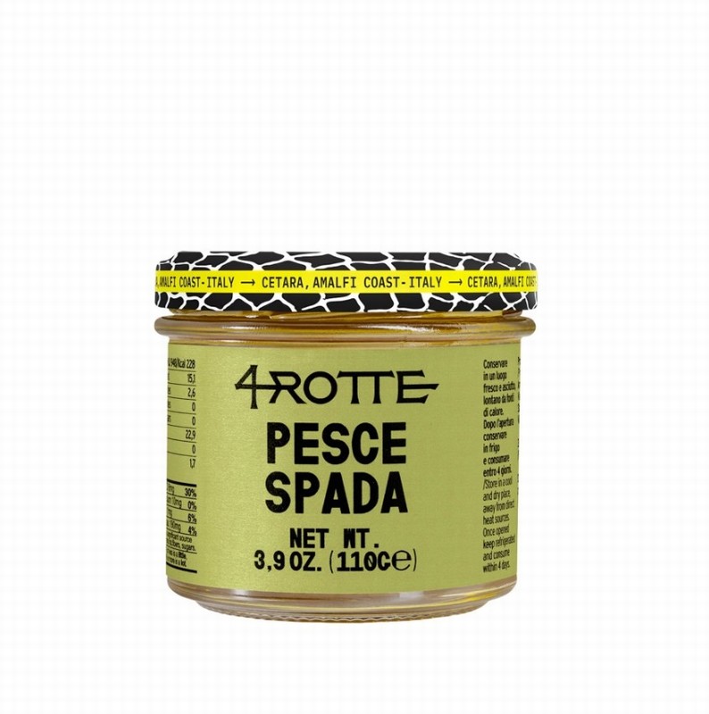 Jar of 4 Rotte Swordfish in Olive Oil from Panzer's
