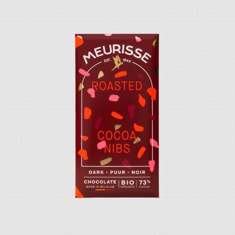 Meurisse Roasted Cocoa Nibs 73% Chocolate Bar from Panzer's