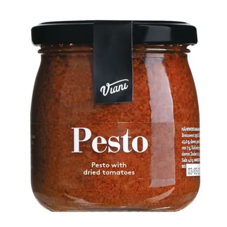 Jar of Viani Pesto Rosso from Panzer's