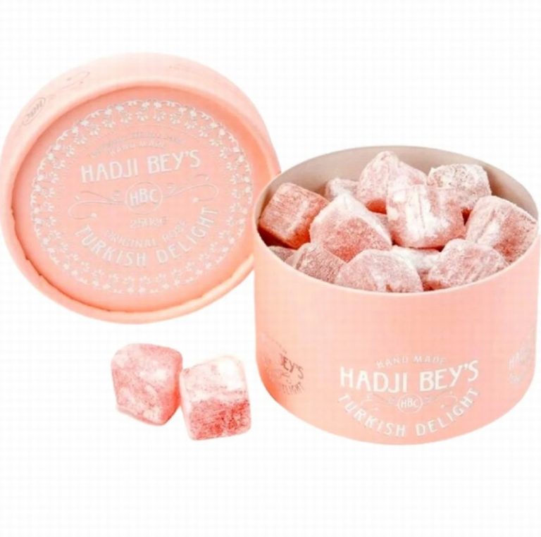 Hadj Bey's Rose Turkish Delight from Panzer's