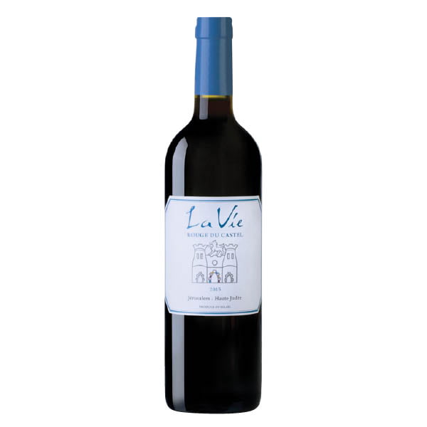 Bottle of La Vie Castel Red Wine