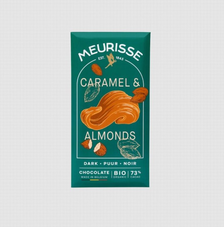 Caramelized Almonds in 73% Dark Chocolate from Panzer's