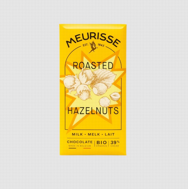 Meurisse Roasted Hazelnuts 39% Chocolate from Panzer's
