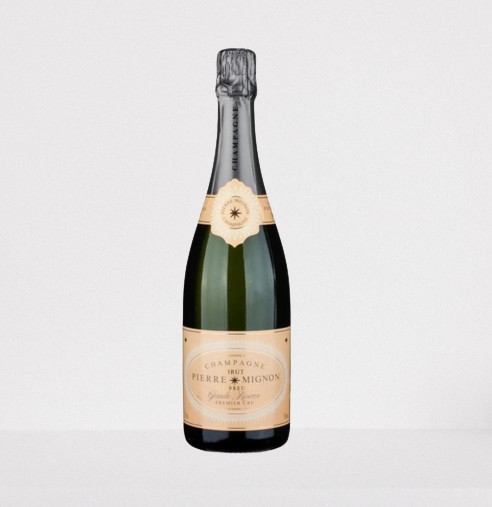 Bottle of Pierre Mignon Premier Cru Champagne from Panzer's