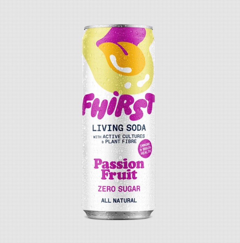 Fhisrt Passion Fruit Living Soda from Panzer's