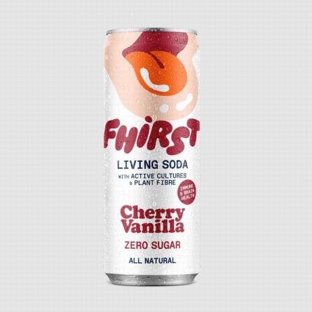 Fhirst Cherry Vanilla Living Soda from Panzer's