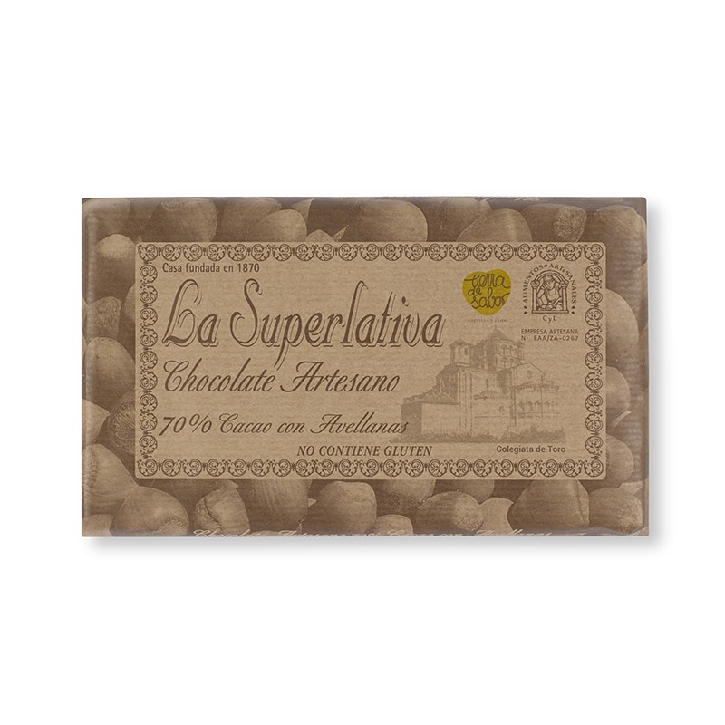 La Superlativa 70% Chocolate with Hazelnuts from Panzer's