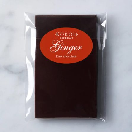 Kokoh Ginger Dark Chocolate Bar from Panzer's