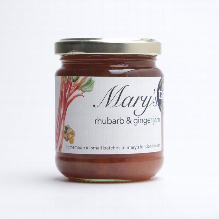 Mary's Marmalade Rubarb & Ginger Jam from Panzer's
