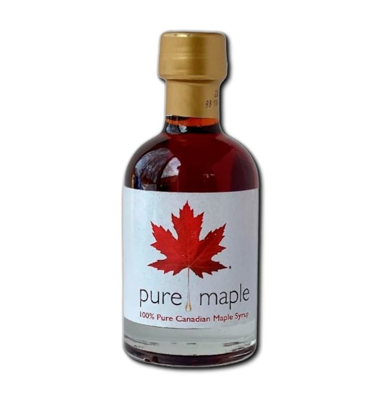 Bottle of Pure Maple Syrup Dark from Panzer's
