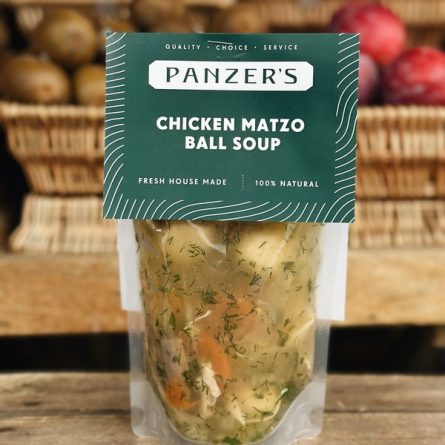 Hand-made Chicken Matzo Ball Soup from Panzer's