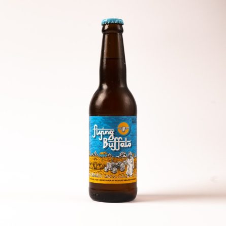 Bottle of Flying Buffalo Farmhouse Lager from Panzer's
