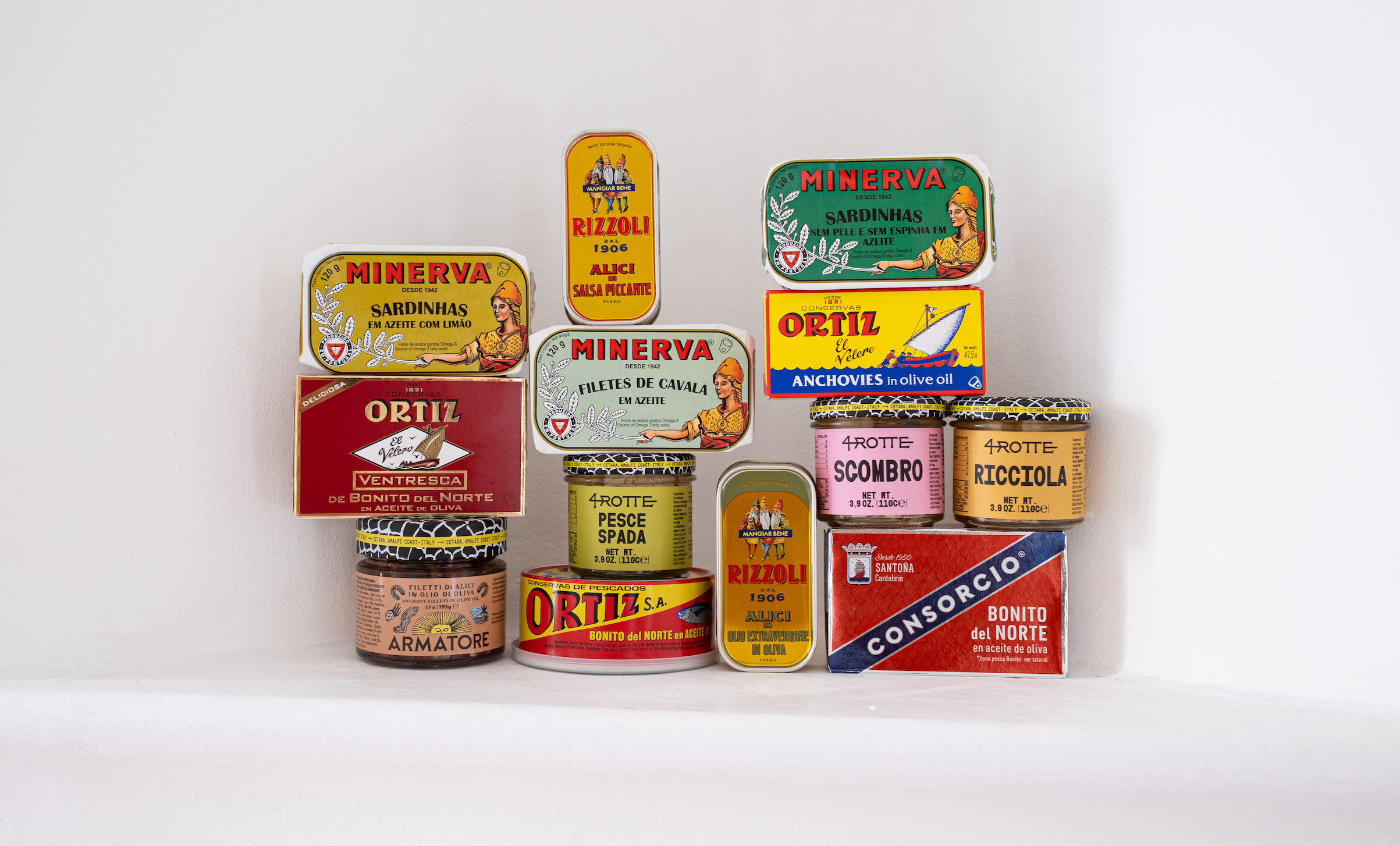 A selection of tinned fish from Spain, Portugal and Italy from Panzer's Deli