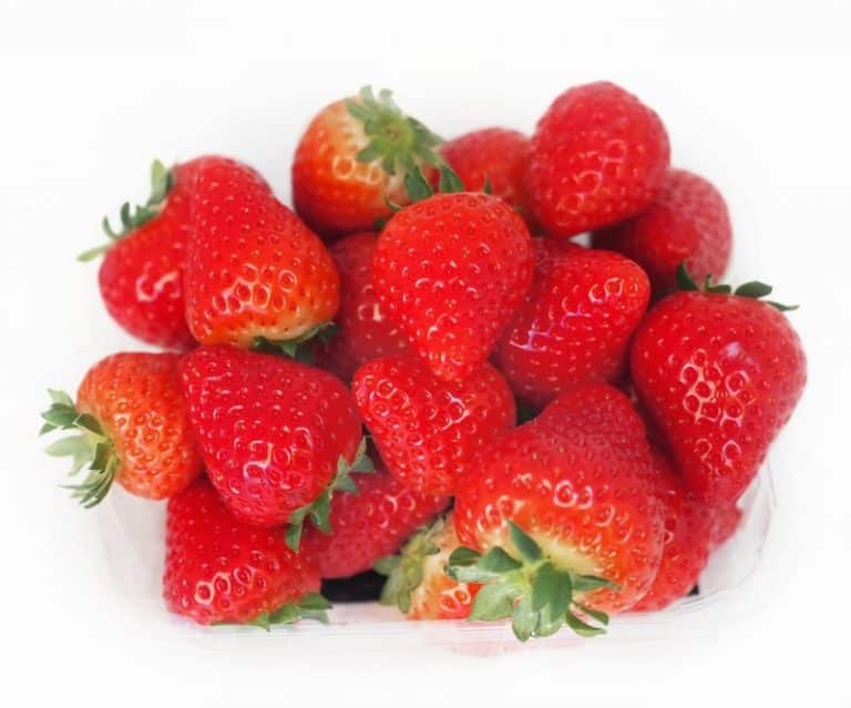 A punnet of Strawberries from Panzer's