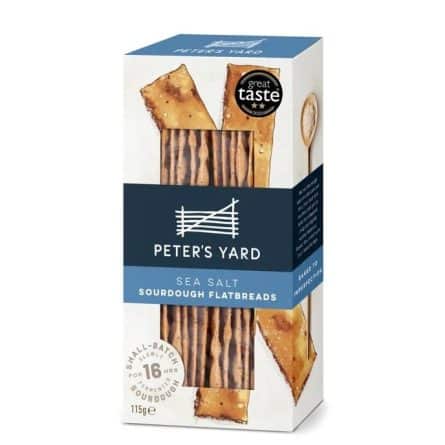 Peter's Yard Sea Salt Sourdough Flat Bread Crackers from Panzer's