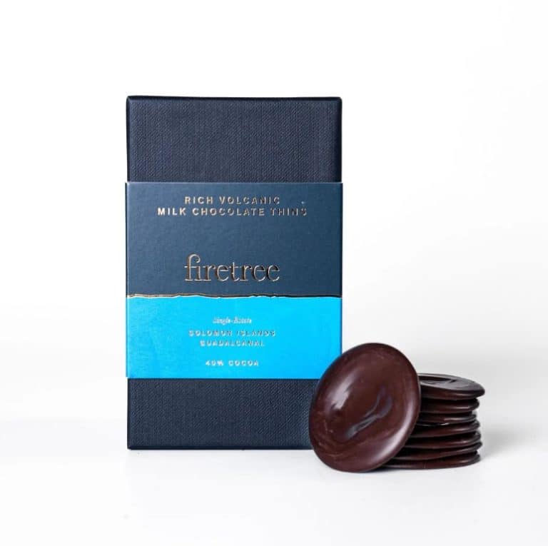 Firetree Solomon Islands Guadalcanal 40% Chocolate Thins from Panzer's