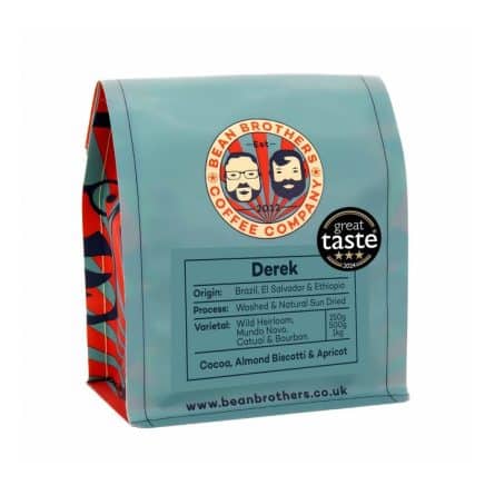 A Bag of Bean Brothers Derek Seasonal Espresso Beans