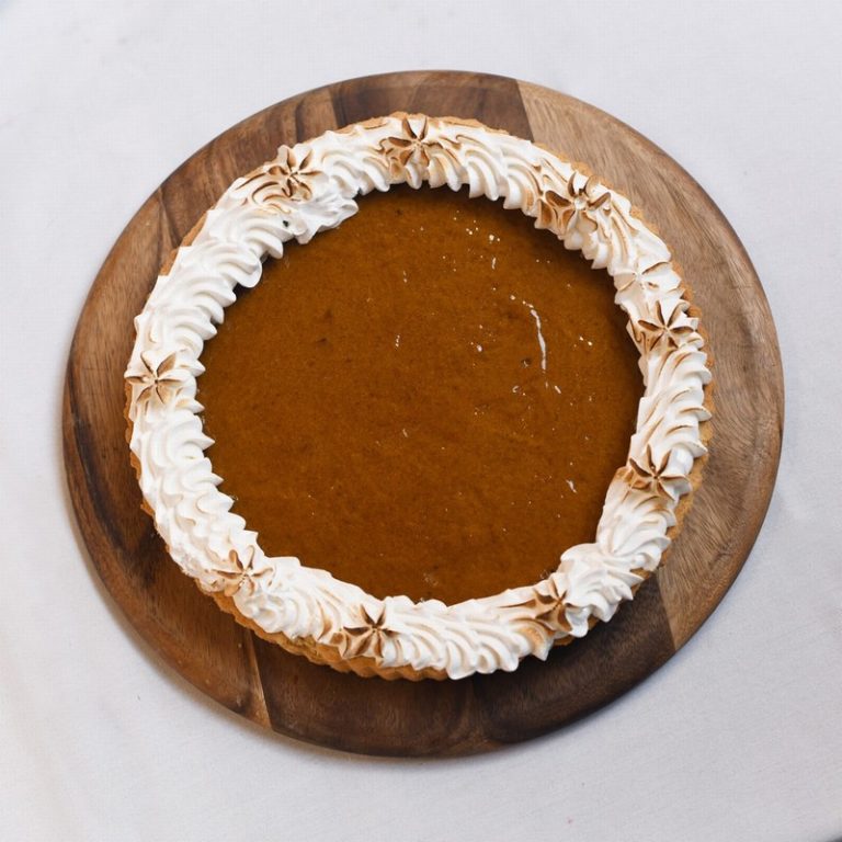 Home-made Pumpkin Pie from Panzer's