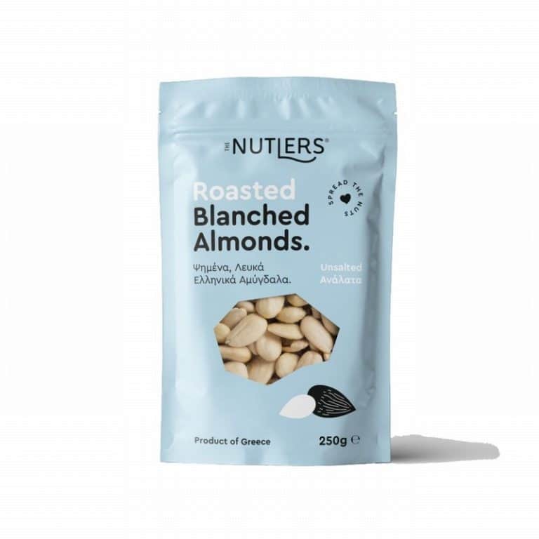 Nutlers Roasted Blanched Greek Almonds from Panzer's