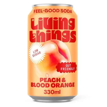 Living Things Peach & Blood Orange Prebiotic Drink from Panzer's