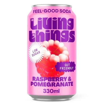 Living Things Raspberry & Pomegranate Prebiotic Drink from Panzer's