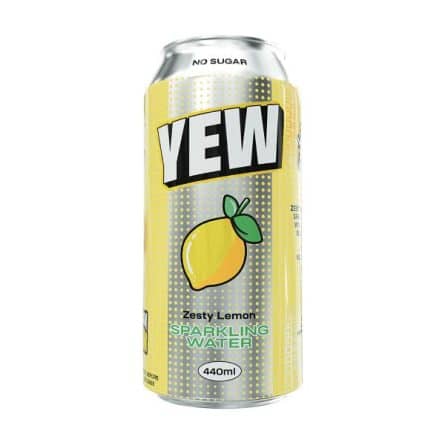 Yew Drink Zesty Lemon Sparkling Water from Panzer's