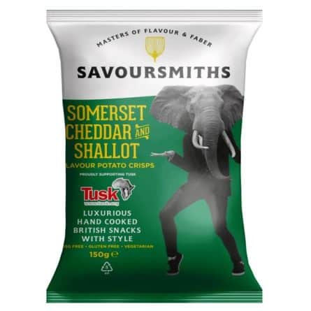 Savoursmiths Sommerset Cheddar & Shallot Crisps from Panzer's