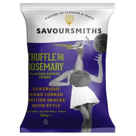 Savoursmiths Sommerset Truffle & Rosemary Crisps from Panzer's