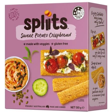 Spliits Sweet Potato Crispbread from Panzer's