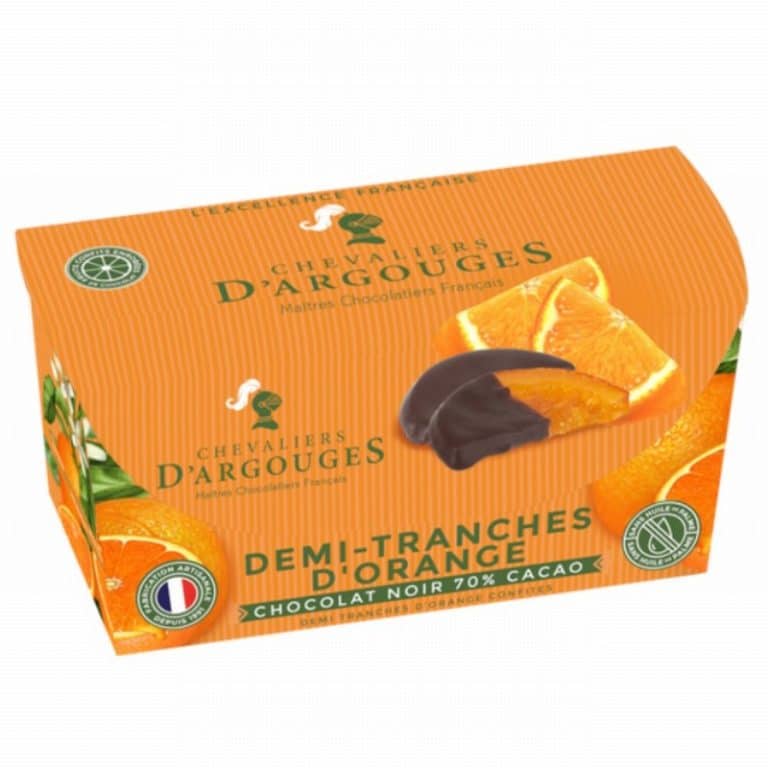 Chevaliers D'Argouges Orange Slices Dark Chocolate from Panzer's