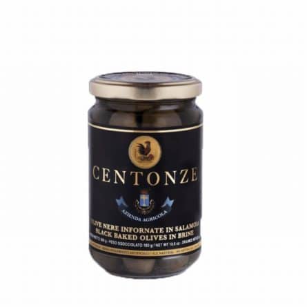 Centonze Black Baked Olives 180gr from Panzer's