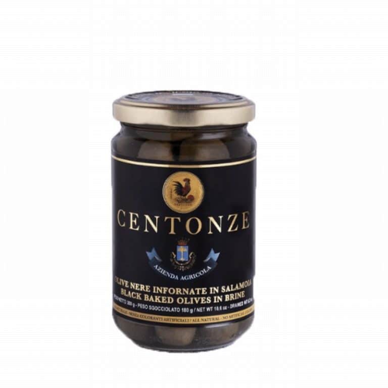 Centonze Black Baked Olives 180gr from Panzer's