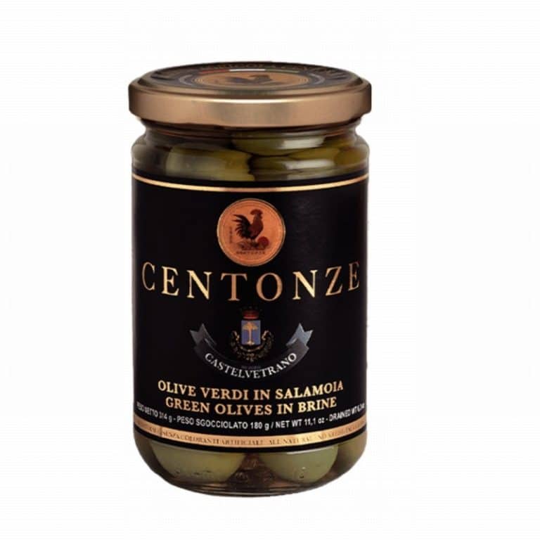 Centonze Green Olives in Brine 180gr from Panzer's