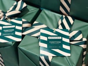 Panettone packaging from Panzer's