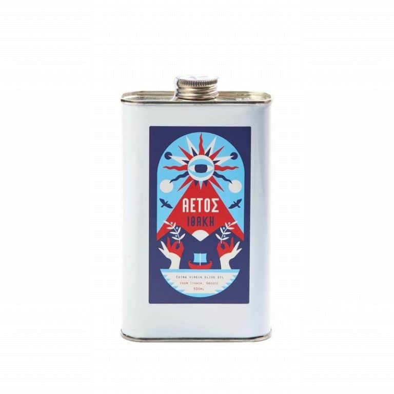 Aetos Ithaki Extra Virgin Olive Oil Tin from Panzer's