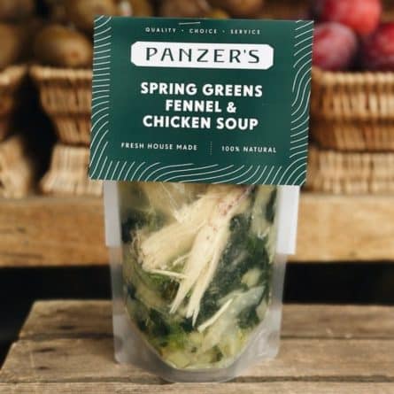 Panzer's Spring Greens fennel & Chicken Soup