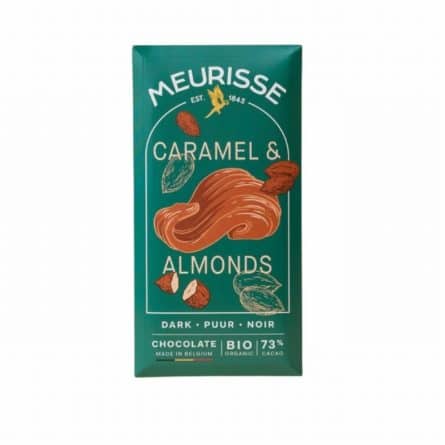 Meurisse Caramelized Almonds in 73% Dark Chocolate from Panzer's