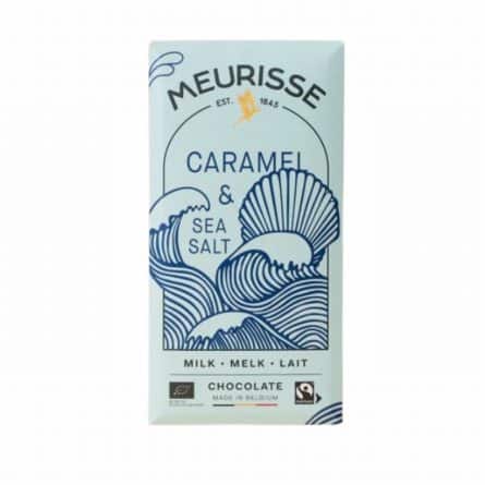 Meurisse Caramel & Sea Salt 39% Milk Chocolate Bar from Panzer's