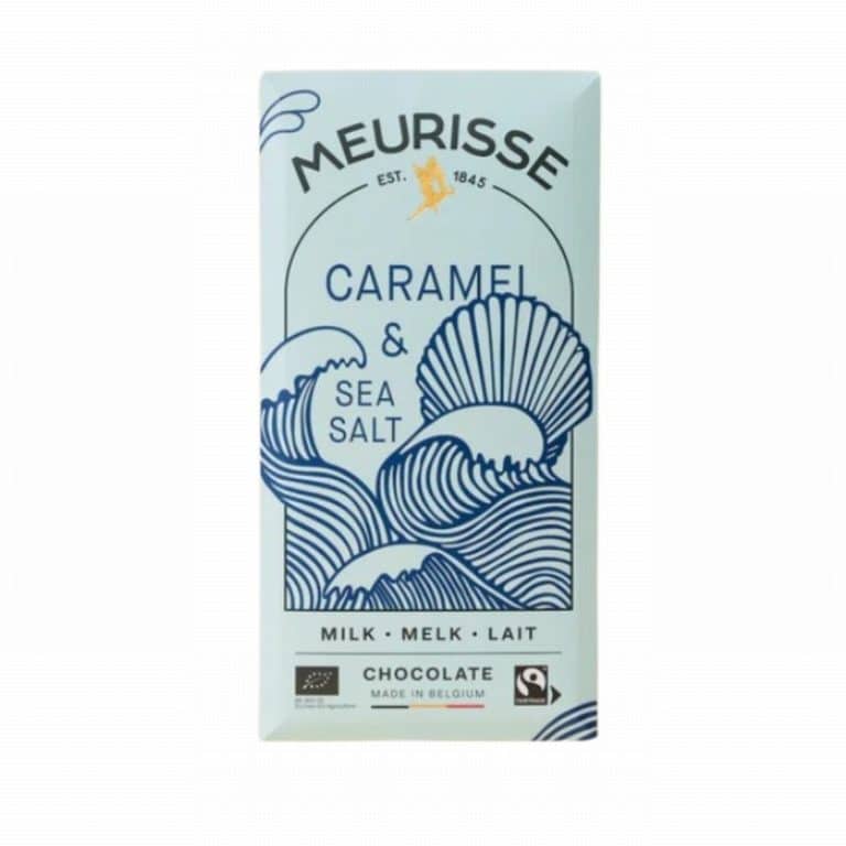 Meurisse Caramel & Sea Salt 39% Milk Chocolate Bar from Panzer's