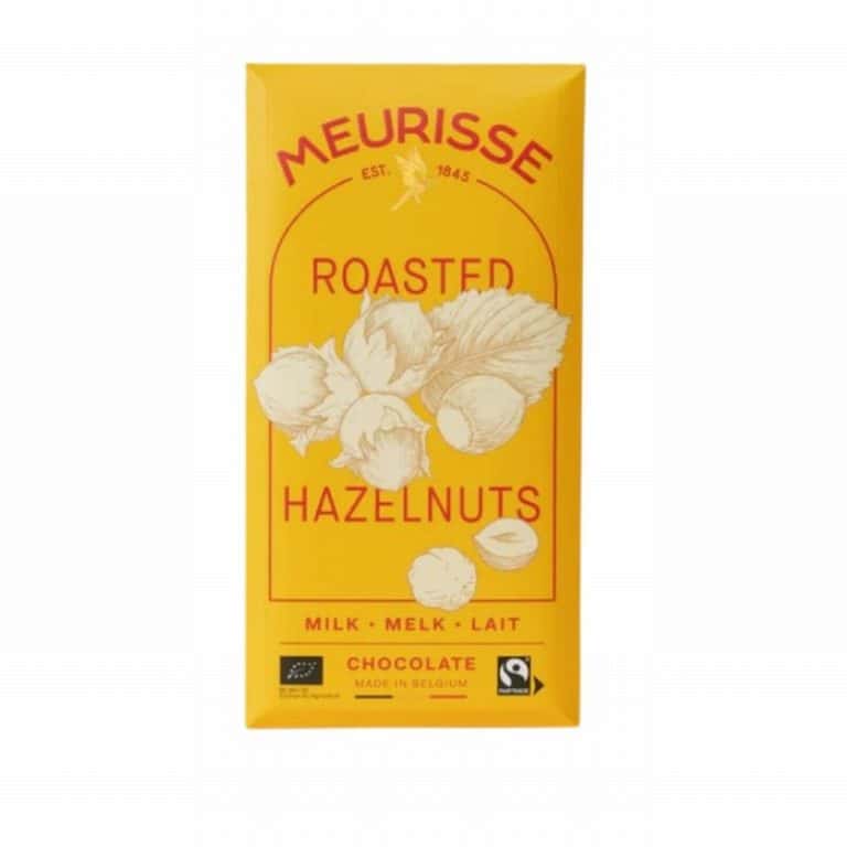 Meurisse Roasted Hazelnut 39% Milk Chocolate Bar from Panzer's