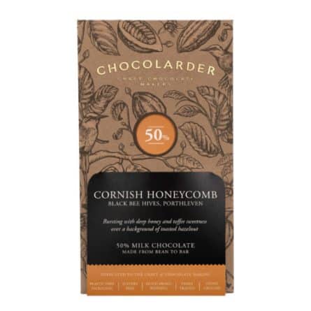 Chocolarder Cornish Honeycomb 50% Milk Chocolate Bar from Panzer's