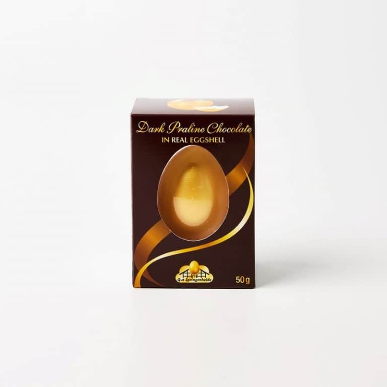 Gut Springenheide Golden Egg with Dark Praline from Panzer's