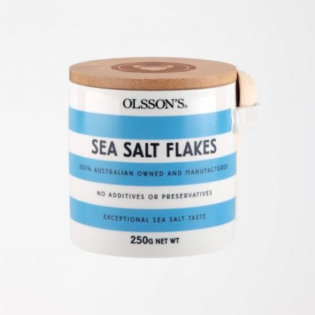 Olsson's Sea salt Flakes Stoneware jar at Panzer's