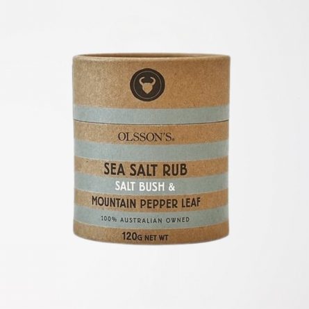 Olsson's Salt Bush & Mountain Pepper Leaf Sea Salt Rub at Panzer's