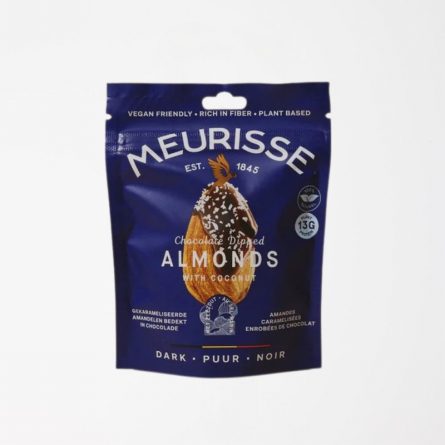 Meurisse Chocolate Dipped Almonds with Coconut