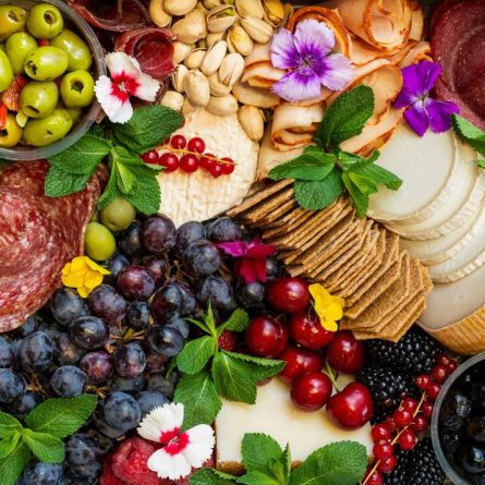 Close View Cheese & Charcuterie Platter Box Square