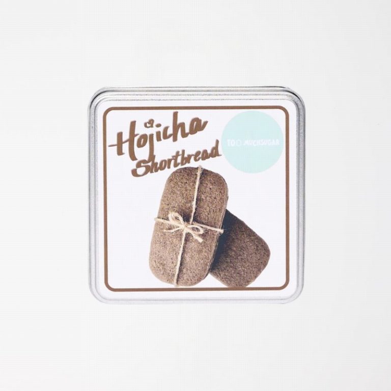 Too Much Sugar Hojicha Shortbread Tin from Panzer's